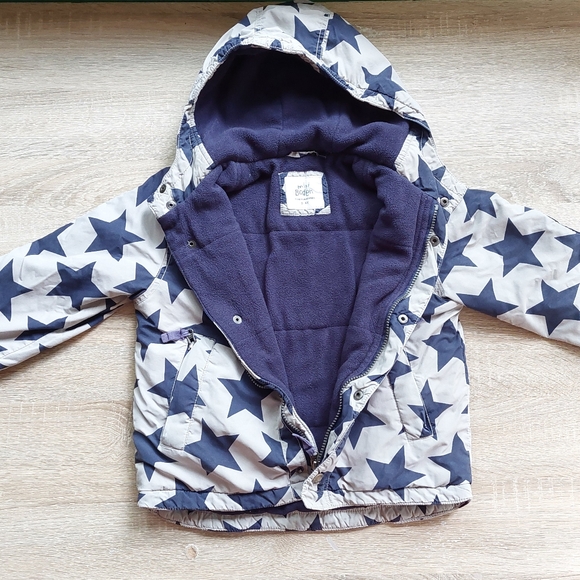 Mini Boden fleece star coat 5-6 years - Picture 13 of 16